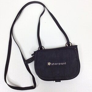 Sherpani Moda Sport Lindsay Cross Body Wallet Purse Black Travel Organizer